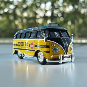 اسباب بازی ماشین فلزی فولکس اتوبوس مدرسه دودزا School Bus_اسباب بازی